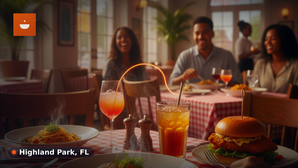 A close-up shot of an inviting restaurant interior with warm lighting and comfortable seating, ready for diners.