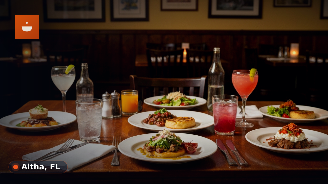 A welcoming, casually set restaurant table with empty seats, ready for diners to arrive.